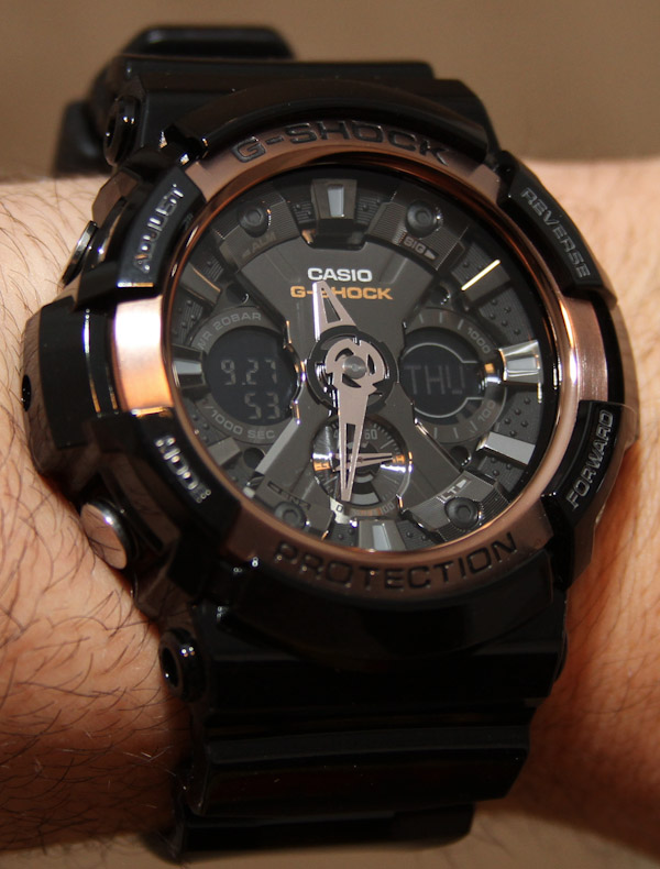 卡西歐G-Shock GA200RG手表評測